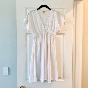 NWOT mossimo white swim suit coverup cover up dress size XS